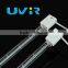 Halogen infrared single tube short wave fast response heating lamp