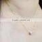 AAA grade fashionable Akoya pearl pendant 18k gold pendant 8-8.5mm round pearl pendant necklace