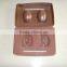 flock PS thermoforming tray for gift packaging