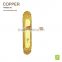 Copper handle door lock LM1209 3G with european design for living room