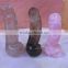 Charming Natural smooky quartz crystal sex toy penis carving message wand FOR WOMAN body