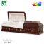 JS-A3056 Wholesale funeral manufacture good price solid wood casket