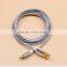 Wholesale 1m/2m/3m fabric braided Colorful high speed cellphone data cables for apple iphone and samsung