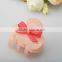 Bowknot hair claw hair accessories for little girls mixed color hair claw handmade acrylic hair claw clip