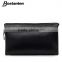 wholesale vintage zipper hand bag leather clutch bag for men