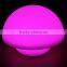 16 color change rechargeable mushroom shape led table lamps table lamp