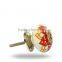 Ceramic Tomato with Red Flower print