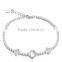 European Silver Chain Link Bracelet Chain Hand Harness Bracelets