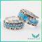 Fashion Turquoise Rings Finger Rings for Men and Women Wedding Ring Engagement Ring
