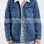 Unisex Denim Sherpa Jacket for man (LOTJ169)
