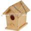 Simple Decorative Wooden Bird House Toy