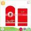 custom made chinese lucky red envelope