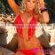 2015 New fashion ladies sexy pink bikini set sexy pink bikini set