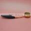 Wholesale single spray finishing gold oval face brush
