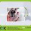 Clear PVC transparent business card printing with qr code