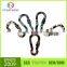 Quality lockable shaped climbing carabiner hook with screw