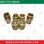 Full Copper Bushing 100% solid brass metric oil retaining bronze or iron powder shape of sintered FU bushing