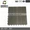 Exterior waterproof wpc decking tile low price wpc diy flooring