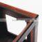 Office Desk Square Wooden Hollow Pen Holder, Stationery Storage Holder