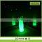 PE material home decoration illuminated rechargeable led flower vase light / outdoor led pot light / led flower pot.