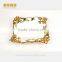 China Factory Wholesale bulk cheap golden ceramic electroplated dish