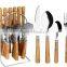 plastic handle cutlery set stainless made in China