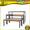 High quality rug metal+wood 3 layers display rack stand