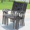 outdoor luxury living room aluminum casting table and chair furniture