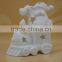 High white porcelain christmas decoration with LED light for wholesale