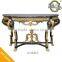 Egyptian Reproduction Furniture Black and Gold Console For Living Room Display