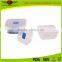 3pcs Square Clear Plastic Bin, Plastic Box Set