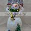New Design Resin Christmas Snowman Ornament Wholesale