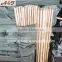 Varnished wooden stick for broom and brush