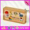 2016 New and popular children wooden cartoon animal domino toy WJ277610