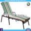 Outdoor lounge recliner beach chair cushion pad