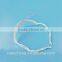 High Quality White Holder Anti Saliva Food Hygiene Clear Plastic Transparent Face Mask for Food Service