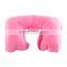 Portable Inflatable U-Shape Pillow Neck Rest Car Travel Comfort Headrest Car Flight Travel Soft Nursing Cushion
