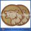 Personalized pattern woven wolf patch