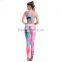 Custom made soft skinny stretch fitness wear/yoga clothes, running clothing/compression apparel for women/ladies
