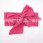Black gingham bow knot headband for baby hair accessories cute design