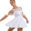 2017 New !!-Medium Style and white lace Design girl's jazz costumes