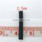 High Quality Black Round 2.5mm Real Leather Jewelry Cord
