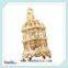 provide 18k gold plated jewelry birdcage pendant