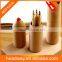 drawing hexagonal colored pencils set with rocket shaped wooden tube
