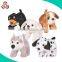 Wholesale custom police black dog plush toys