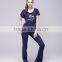Yoga women practise straight dance pants