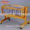 Metal and MDF Material and Crib Type Electric Swing Music Baby Cradle/Crib/Cot