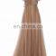 Latest formal gown design tulle and silk evening gown dress made in china
