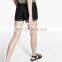 Fashion Ladies High Waist Woven Guipure Polyester Shorts 2015 Summer