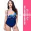 Molded Cups One Piece Beautiful Floral Bodysuit Female Polka Dot Plus Size Mini Swimsuit